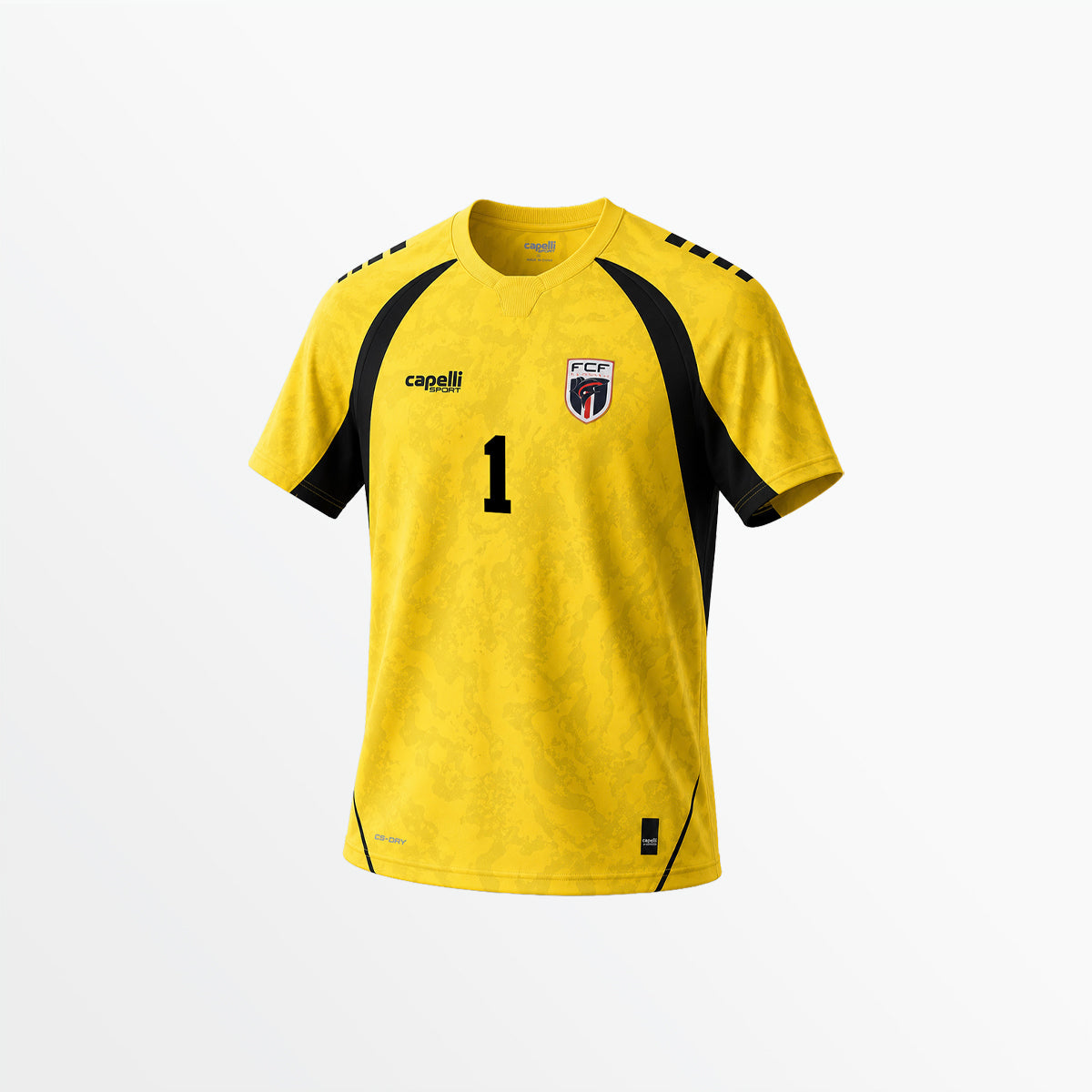 Camiseta de Arquero Cabo Verde 2026 Amarilla - Niño
