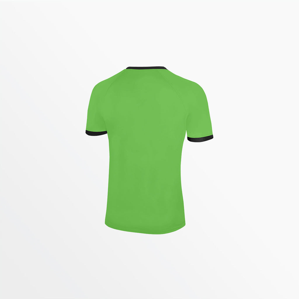 Camiseta de Árbitro Basics Mujer - Verde / Negro - Espalda