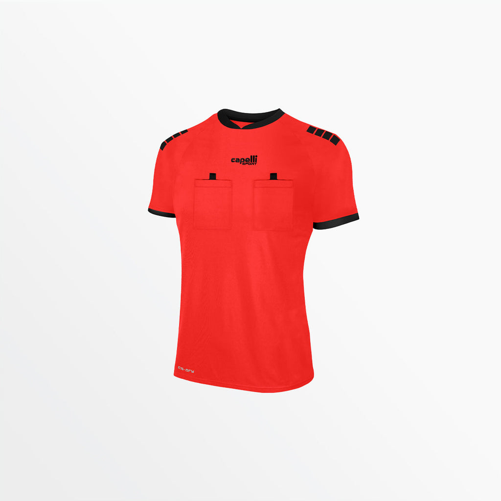 Camiseta de Árbitro Basics Mujer - Rojo / Negro