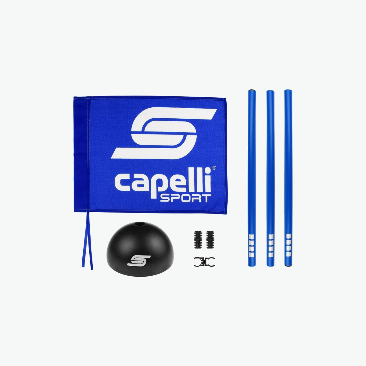 Banderines de Esquina con Base Domo Capelli Sport - Detalle