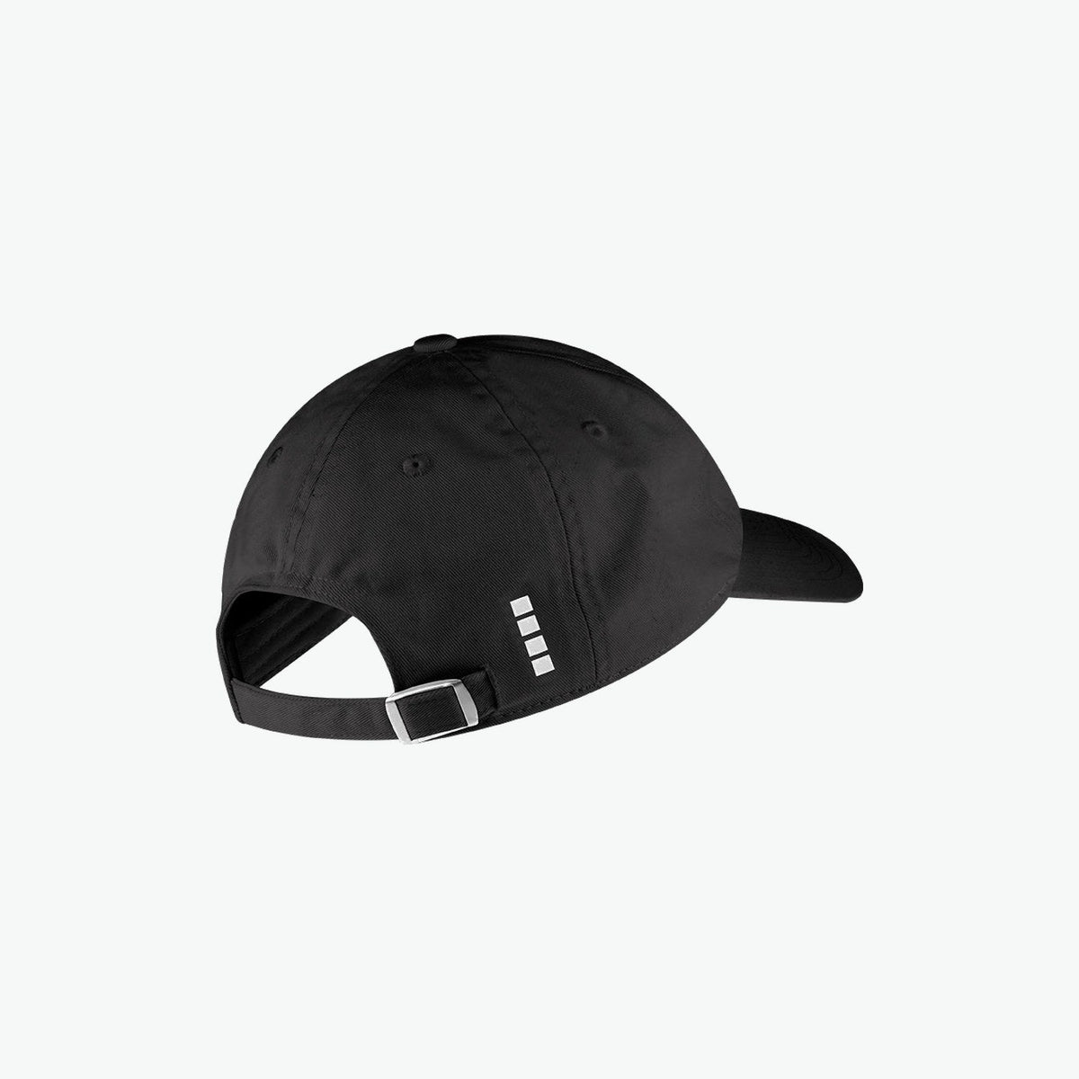 Jockey Team Baseball Ajustable Capelli Sport - Negro / Blanco - Espalda